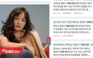Nữ CĐV xinh đẹp hot nhất mùa ASIAD 2018 bất ngờ 'phủ sóng' hàng loạt trang báo Hàn Quốc, tiết lộ sẽ xuất hiện trên màn ảnh nhỏ