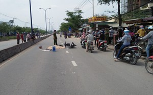 Dân truy đuổi chặn xe tải cán qua người đàn ông tử vong ở Sài Gòn
