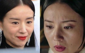 Choáng với nhan sắc thật sự của "hoàng hậu" Đổng Khiết: Da chảy xệ, gương mặt toàn nếp nhăn