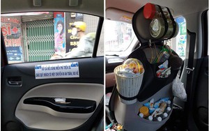 Vừa mở cửa bước lên xe, hành khách đã bị "ngợp" khi nhìn thấy cảnh tượng bên trong