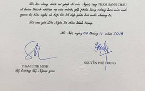Đại sứ Việt Nam đầu tiên trình Quốc thư có chữ ký của Tổng Bí thư, Chủ tịch nước Nguyễn Phú Trọng