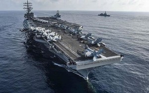 Hai tàu sân bay Mỹ tập trận ở biển Đông