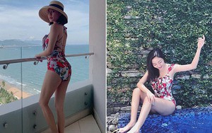 Sở thích diện bikini liền mảnh, khoe vẻ gợi cảm của Văn Mai Hương