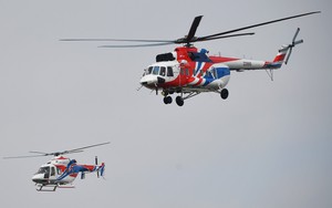Xem video máy bay trực thăng Nga trình diễn mãn nhãn và đẳng cấp tại Hà Nội