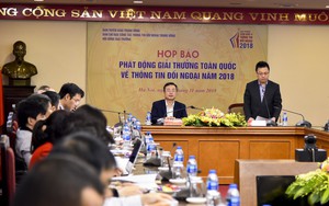 Phát động Giải thưởng quốc gia về thông tin đối ngoại năm 2018