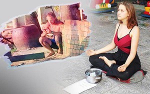 Sau cô gái xinh đẹp ngồi thiền "ăn vạ", xuất hiện trai đẹp Nga tắm "ké" dài ngày ở Phú Quốc