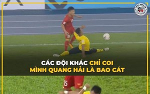 Không chỉ Quang Hải, nhiều cầu thủ Việt Nam khác cũng thành "bao cát" của ĐT Malaysia
