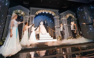 Siêu đám cưới 4,6 tỷ ở Hải Phòng: Chú rể rước "bạch mã" hiếm đi đón dâu, bước vào hội trường như lạc vào lâu đài cổ tích