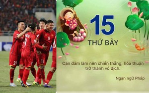 Hàng loạt tờ lịch tiên tri được chia sẻ lại, điềm báo Việt Nam giành chức vô địch