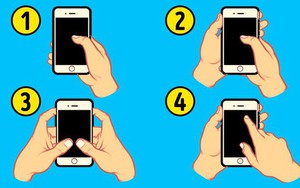 Đâu là kiểu cầm điện thoại ở người có "bản lĩnh ngút trời"? - Chọn và xem kết quả