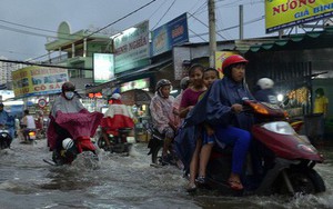 Nguy cơ triều cường gây ngập sâu tại TP.HCM