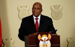 Tổng thống Nam Phi Jacob Zuma chính thức tuyên bố từ chức