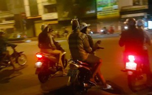 Hàng trăm dân chơi Sài Gòn đua xe sáng 30 Tết