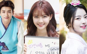 Sao Hàn đón Tết: Idol thi nhau diện hanbok lung linh, Park Shin Hye cùng dàn sao gửi lời chúc trên phim trường