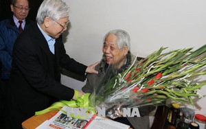 Lãnh đạo Đảng, Nhà nước chúc thọ nguyên Tổng Bí thư Đỗ Mười