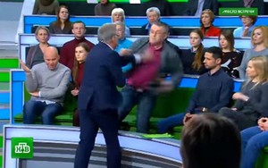 Nhà khoa học Ukraine, Nghị sĩ Đức định đánh nhau trên truyền hình Nga