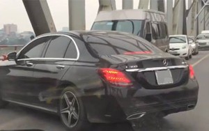 Tài xế nói lí do quay đầu xe Mercedes trên cầu Chương Dương