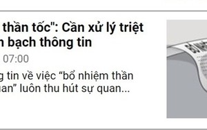 Bí thư Tỉnh ủy Quảng Bình chỉ đạo báo cáo vụ "bổ nhiệm thần tốc"