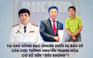 Đường dây đánh bạc online có "bảo kê" của cựu tướng Nguyễn Thanh Hóa thu lời bao nhiêu?