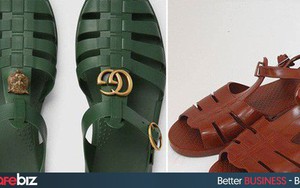 Có giá hơn 11 triệu nhưng hình như sandal của Gucci trông quá giống dép rọ bộ đội của nước ta thì phải