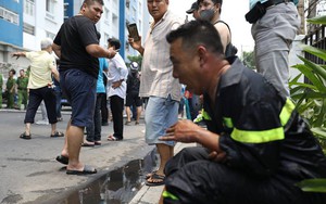 Tiếng rên khe khẽ của người lính cứu hỏa trong vụ cháy chung cư ở Sài Gòn