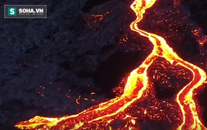 Cận cảnh dòng dung nham núi lửa chảy miên man không ngừng từ năm 1983