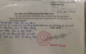 Cán bộ tư pháp giả chữ ký chủ tịch để hợp thức hóa nhà trái phép của người thân