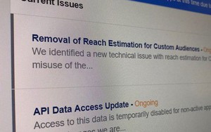 Facebook đột ngột dừng cấp API ở Việt Nam, dân bán hàng Online khóc nghẹn