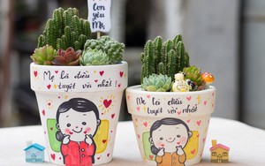 Chậu cây biết nói "Con yêu mẹ" cháy hàng ngày 8/3