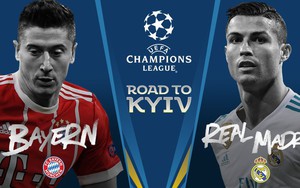 Bốc thăm bán kết Champions League: Bayern Munich đối đầu Real Madrid!