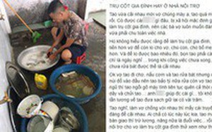 Vợ mắng vì mải làm không rửa bát, chồng lên mạng kể khổ tưởng được bênh, ai ngờ lại bị dân tình mắng té tát