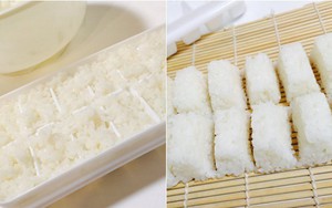"Nén chặt cơm vào khay đá như thế này để làm gì?", ai cũng tò mò nhưng biết rồi là muốn học theo ngay