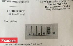 Thí sinh thích thú với câu hỏi Toán học trong đề thi học sinh giỏi Ngữ Văn