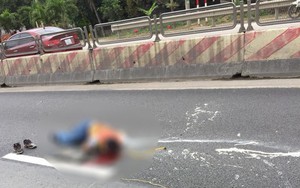 Nam công nhân kẻ vạch sơn đường bị ô tô đâm tử vong