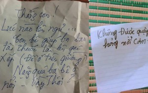 Mẩu giấy bố mẹ để lại trên bàn cho con khiến nhiều người rưng rưng xúc động