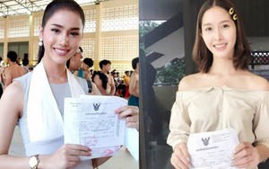 Á hậu và Hoa hậu chuyển giới Thái Lan gây sốt vì quá xinh đẹp khi... đi đăng ký nghĩa vụ quân sự