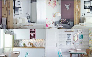 Cô gái trẻ biến căn phòng đi thuê 15m² thành căn hộ khép kín siêu đẹp nhờ giải pháp sáng tạo