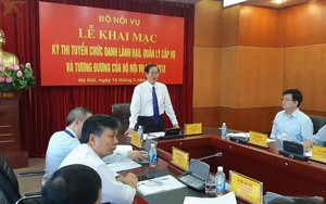 Thi tuyển chức danh lãnh đạo ở Bộ Nội vụ diễn ra như thế nào?