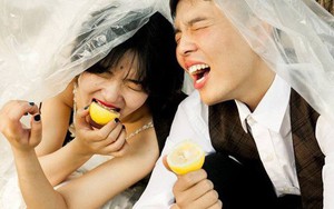 Bộ ảnh cưới mùa hè của cô dâu tóc ngắn đi giày thể thao giúp bạn định nghĩa lại về cái đẹp