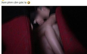 Cặp đôi vào rạp phim "bất chấp thế giới, mình yêu nhau đi" khiến dân tình nóng mắt