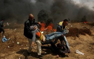 Israel nổ súng làm 1.000 người Palestine bị thương tại Dải Gaza