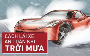 [Photo Story] Lái xe an toàn hơn trong mưa với 15 nguyên tắc sau đây