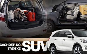 [Photo Story] Đây là các cách xếp đồ gọn gàng trên SUV mà bạn cần biết