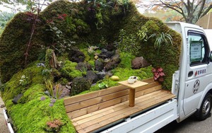 Ở Nhật Bản có hẳn một cuộc thi trưng bày cảnh quan nhà vườn ngay trên xe tải vô cùng độc đáo