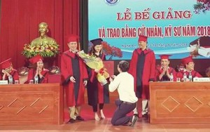 Lãnh đạo trường Đại học Vinh lên tiếng sau vụ Phó bí thư đoàn cầu hôn sinh viên trong lễ tốt nghiệp