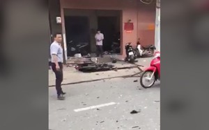 Clip: Hiện trường vụ nổ tại công an phường 12, quận Tân Bình