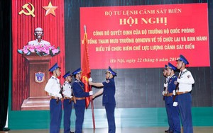 Công bố Quyết định về tổ chức lại và ban hành biểu tổ chức biên chế lực lượng Cảnh sát biển