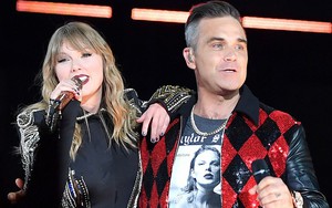 Sau tin đồn bị mafia Nga truy lùng, Robbie Williams bất ngờ xuất hiện cùng Taylor Swift