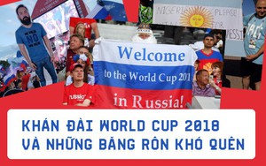 PHOTO STORY: Những băng rôn trên khán đài World Cup 2018 khiến ống kính không thể không lia tới