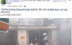 Truy tìm kẻ tung tin nhà Phó trưởng Công an huyện Quế Võ bị đánh bom